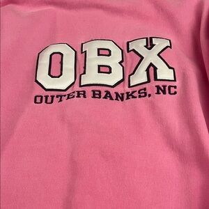 OBX Outer Banks Pink Crewneck Sweatshirt